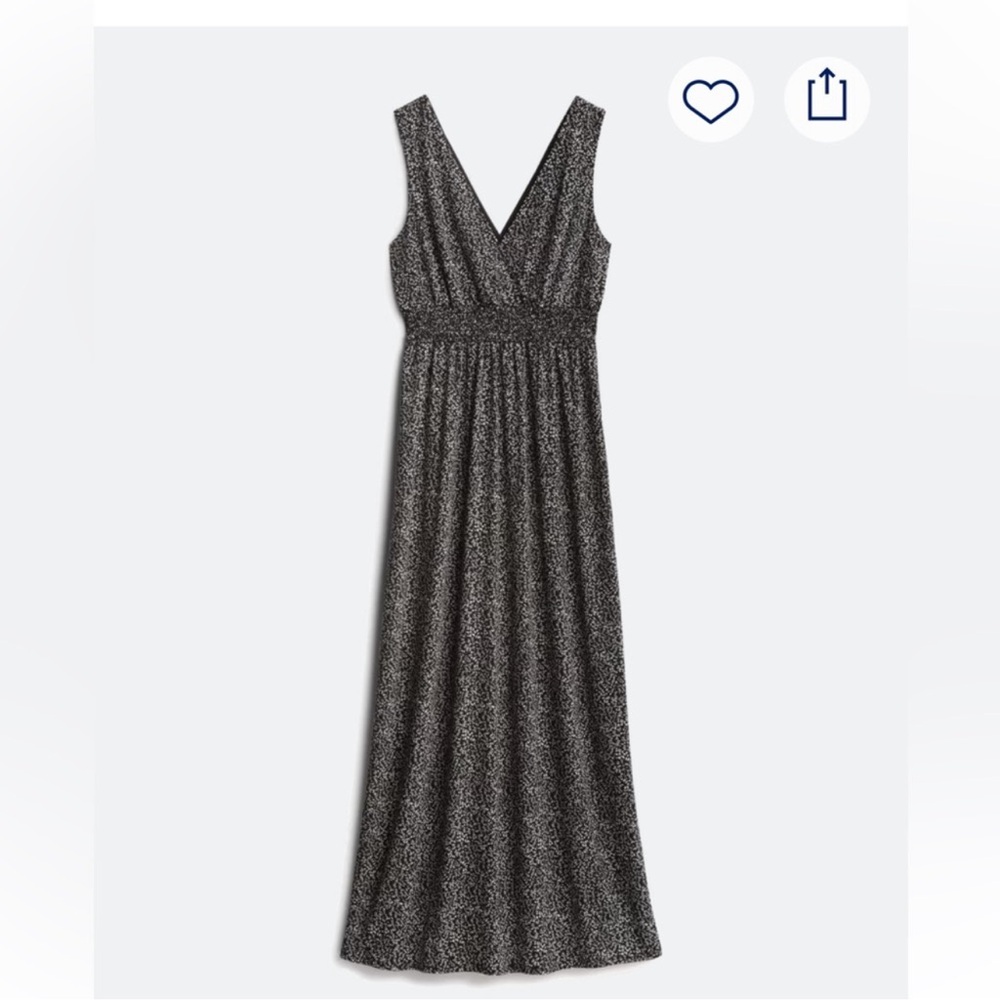 Kailiegh Rebecca Knit V-Neck Sundress Maxi Medium